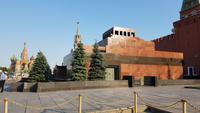 Moskau, Roter Platz, Kreml Mauer und Lenin Mausoleum