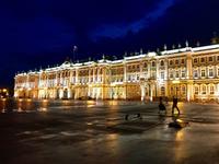 2. Tag St. Petersburg bei Nacht - Der Winterpalast