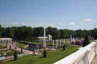 Fontäne am peterhof