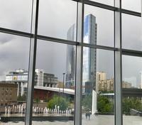 Ekaterinburg: Blick aus dem Jelzin-Zentrum