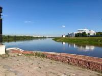 Omsk: Blick auf den Zusammenfluss von Om' und Irtyš 