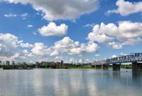 Novosibirsk: Panorama am Ob'