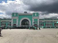 Novosibirsk: Wieder ein Abschied am Bahnhof