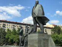 Novosibirsk: Am Leninplatz