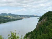 Krasnojarsk: Blick auf den Enisej