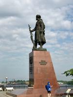 Irkutsk:Denkmal den Gründern der Stadt