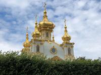 Peterhof Goldkuppel der Kirche