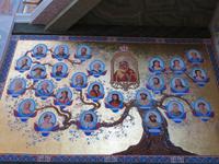 Kirche auf dem Blute Jekaterinburg: die Romanows