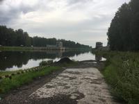 Die Schleuse in Dubna