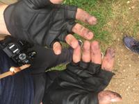 Man musste sich auch mal die Finger Schmutzig machen um weiter zu kommen.