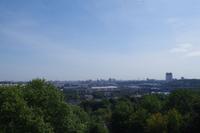 Blick von den Moskauer Sperlingsbergen über die Stadt