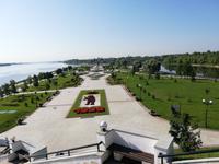 Jaroslawl,Die „Strelka“ von Jaroslawl