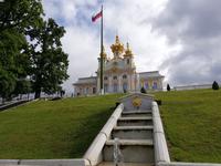 St.Petersburg, Peterhof, Führung im unteren Park