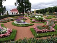 St. Petersburg,Peterhof, Führung im unteren Park