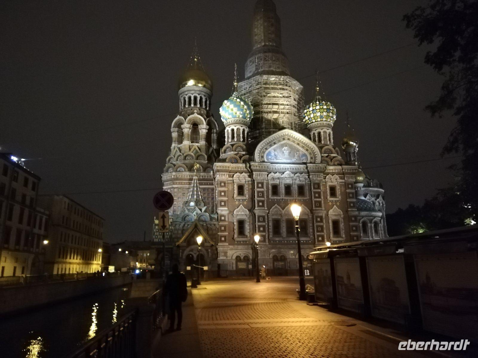 St.Petersburg bei Nacht,Christi-Auferstehungs-Kirche