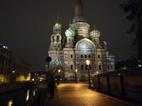 St.Petersburg bei Nacht,Christi-Auferstehungs-Kirche