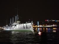 St. Petersbrg bei Nacht,Panzerkreuzer Aurora