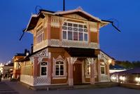 Irkutsk, restaurierte Holzhäuser