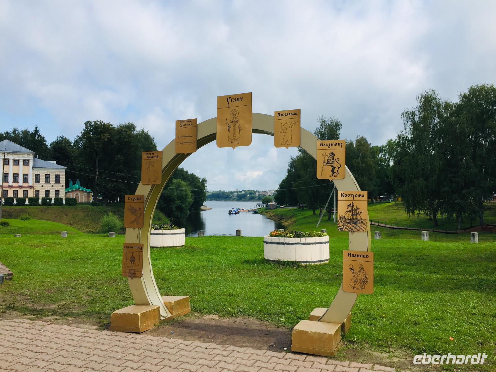 Blick auf die Wolga Uglitsch