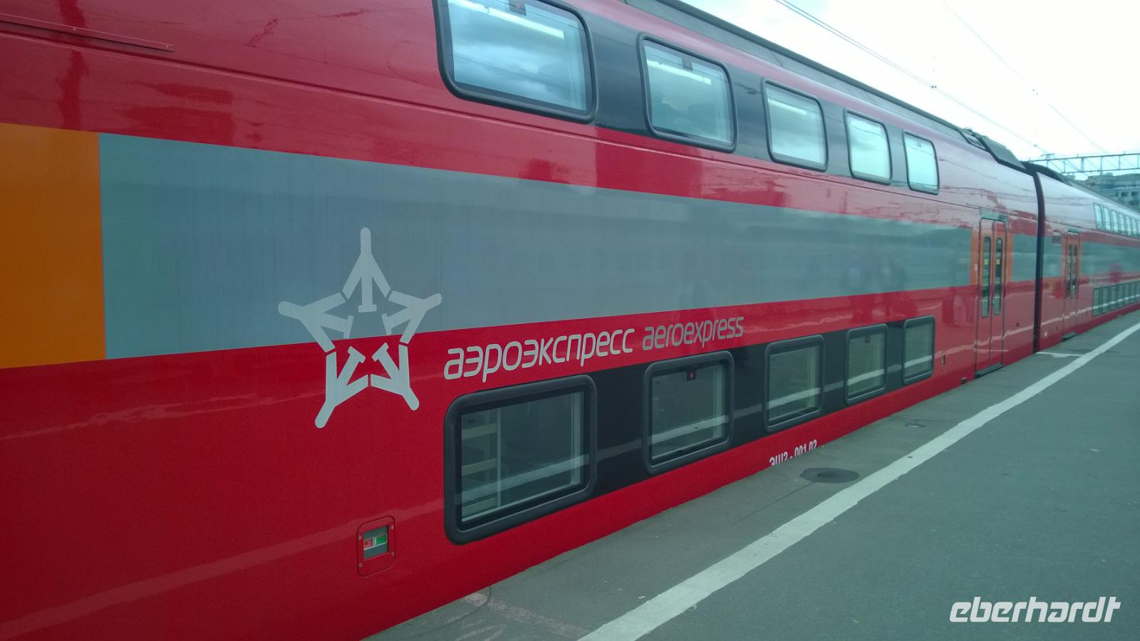 Schnellzug vom Flughafen Domodedowo