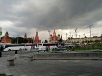 Blick aus dem Park Saradje Richtung Kreml