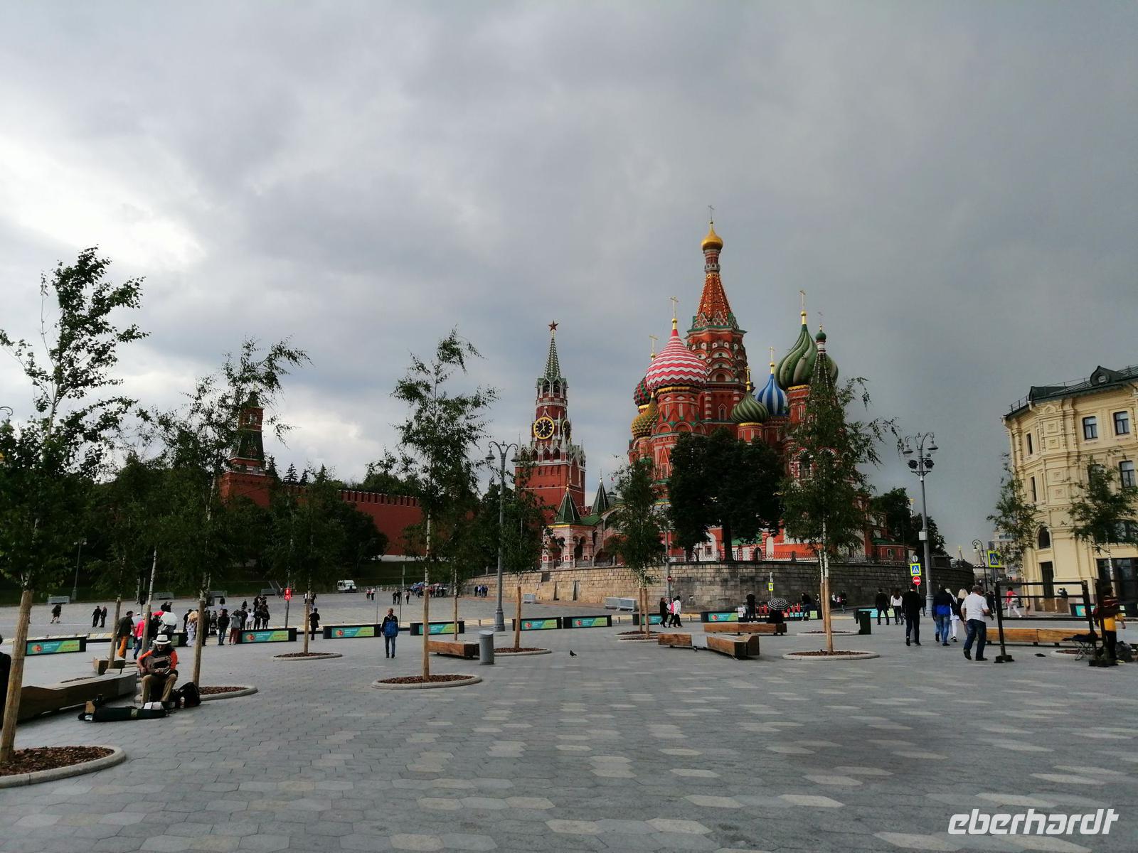 Blick aus dem Park Saradje Richtung Kreml