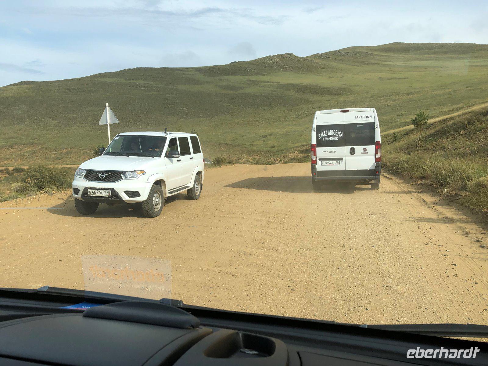 Hauptstraße auf Olchon