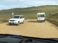 Hauptstraße auf Olchon