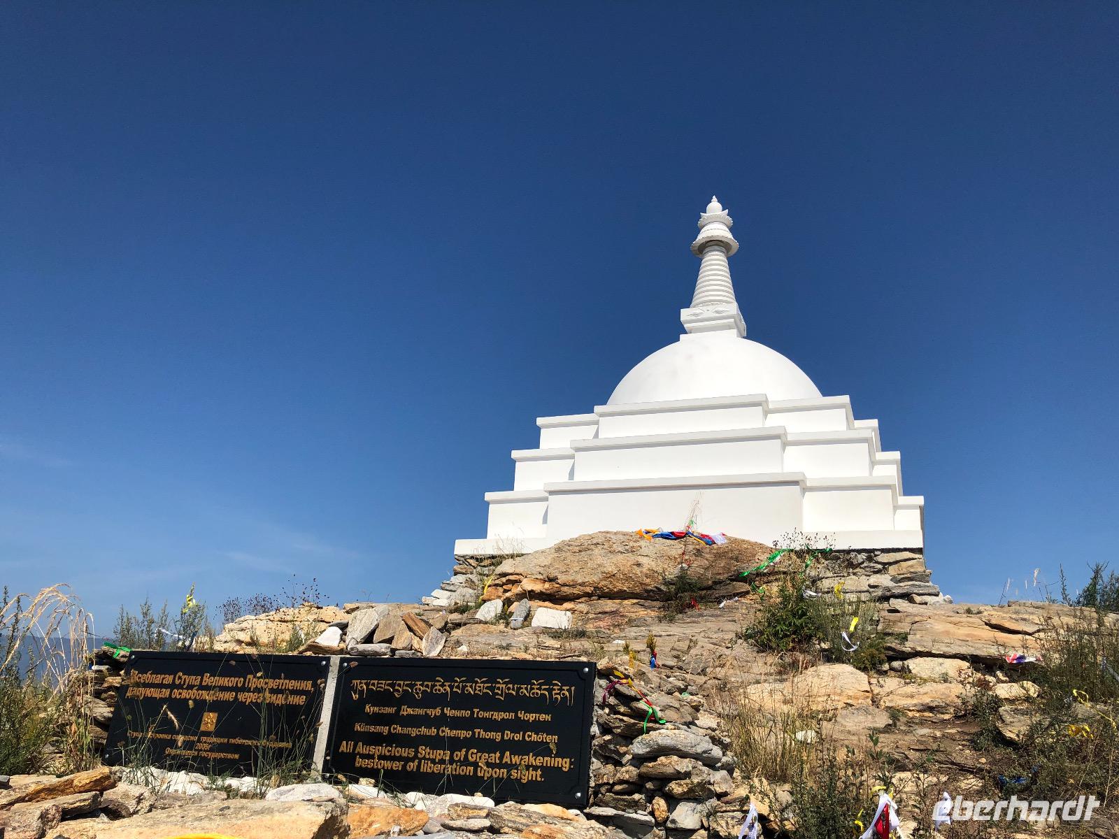 Stupa Insel Ogoj Baikalsee