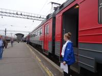 Der Zug hat uns an den Baikalsee gebracht