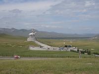 Weithin sichtbar ist Dschingis Khan