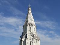 Moskau. Kolomenskoje. Weiße Säule der Christi-Himmelfahrtskirche. 