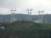 Krasnojarsk: am Wasserkraftwerk des Jenissej