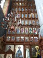 Ikonenwand Uspenski Kathedrale Kreml Astrachan