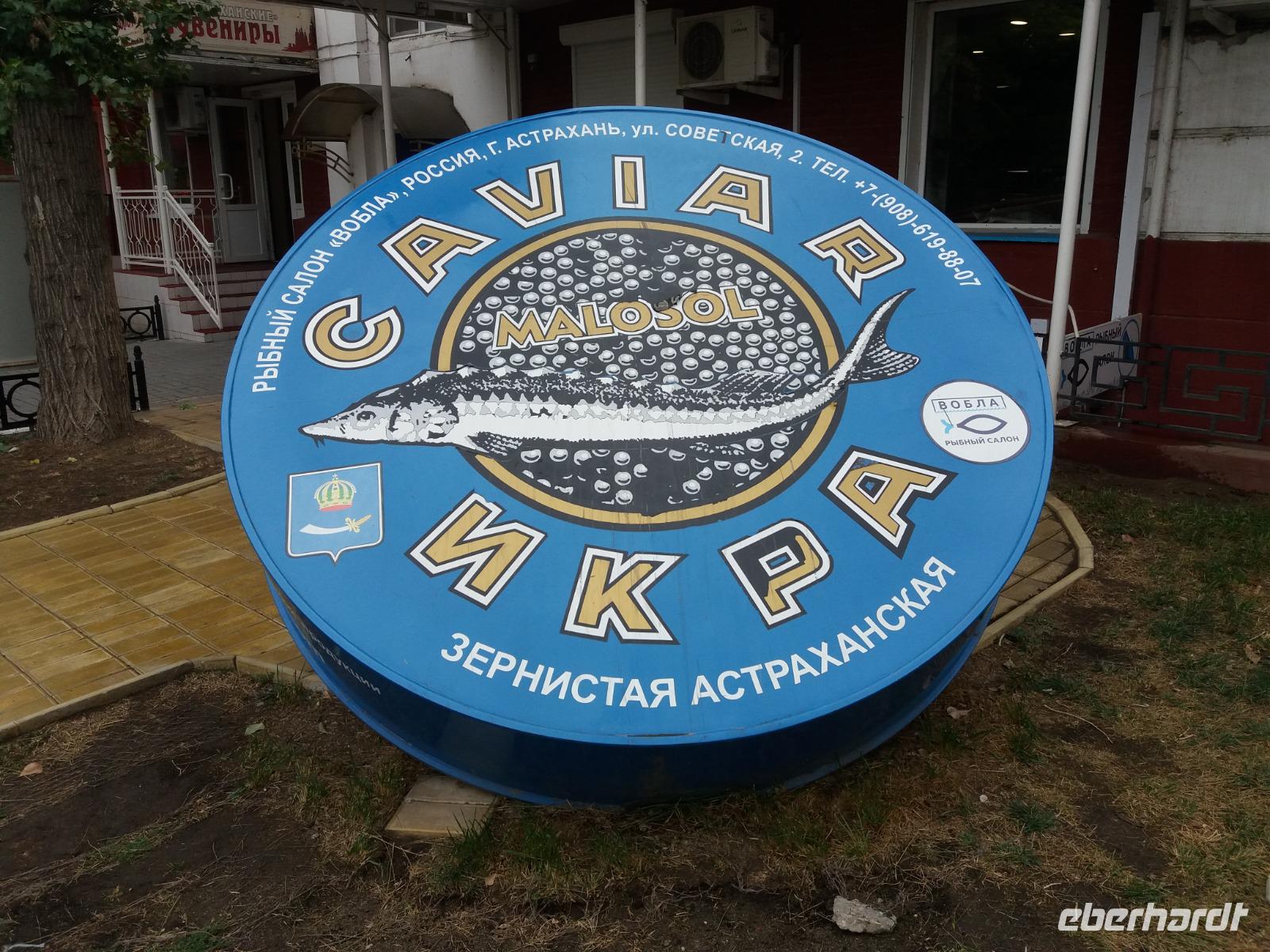 Astrachan Stadt des Kaviar