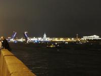 Brückenöffnung bei der Newa