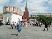 Vor dem Kreml in Moskau