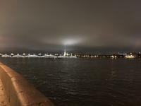 Brückenöffnung an der Newa