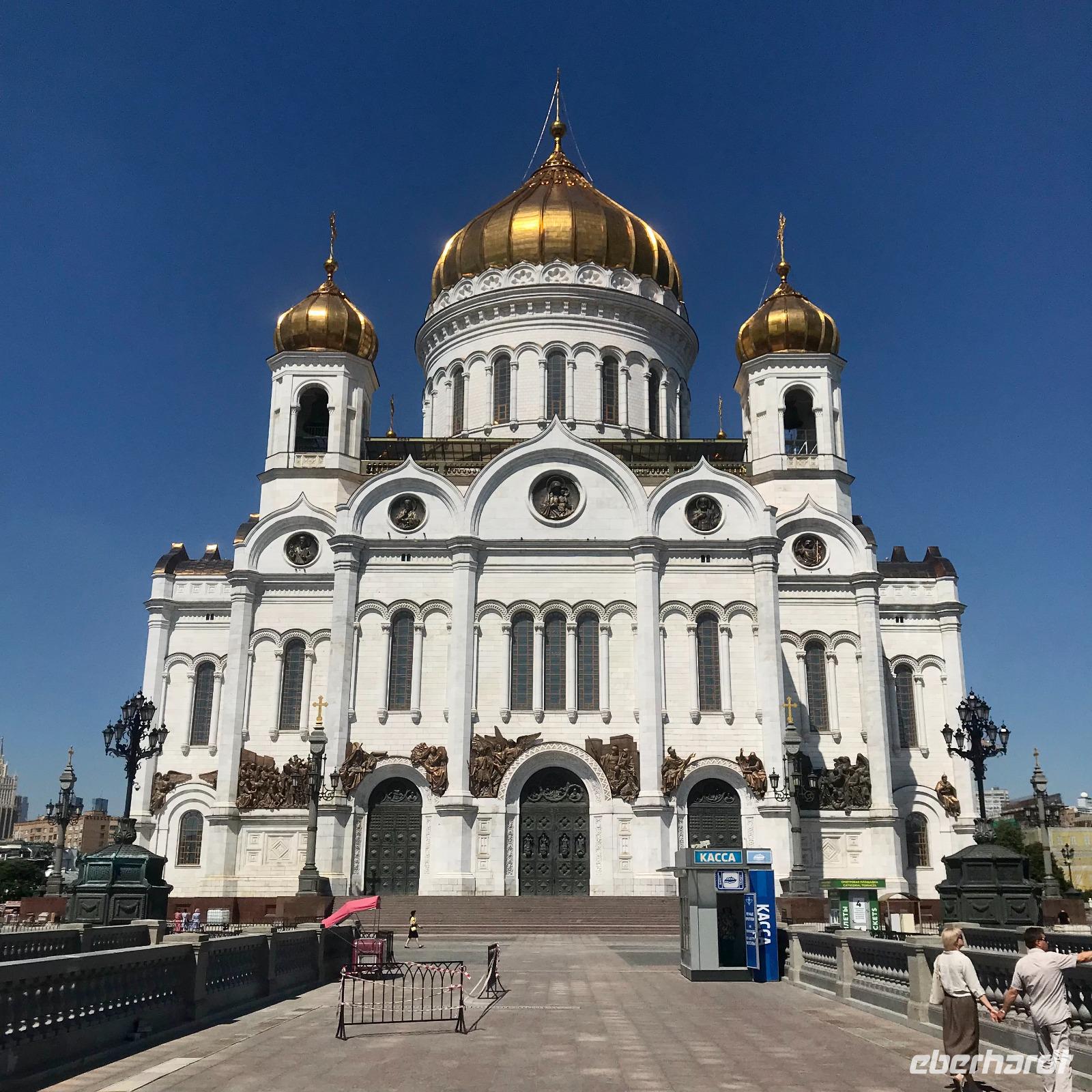 Christ-Erlöser-Kathedrale vonder Patriarchen Brücke, Moskau