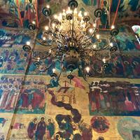 Gemälde in der Erzengel-Kathedrale, Kreml, Moskau