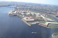 Peter-Pauls-Festung aus der Luft