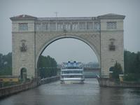 In der Uglitscher Schleuse ging es 11 m hinab