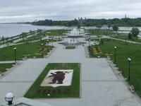 Park am Zusammenfluss von Wolga und Kotorosl