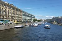 Bootsfahrt in St. Petersburg