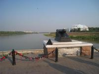 Zusammenfluss vom Irtysch und Om