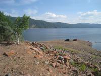 Stauusee am Krasnojarsker Wasserkraftwerk