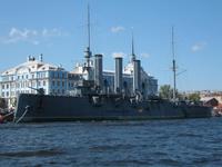 Panzerkreuzer Aurora in voller Pracht