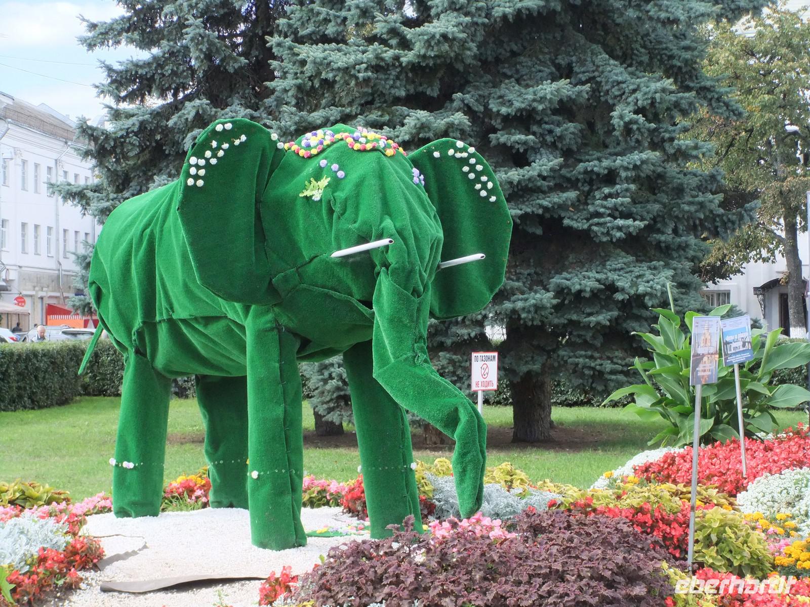 Parkanlage in Jaroslawl