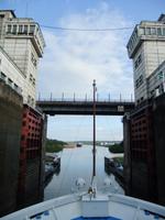 Ausfahrt aus der Schleuse 