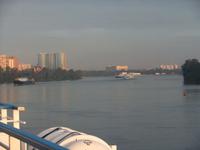 Ankunft am Morgen in St. Petersburg